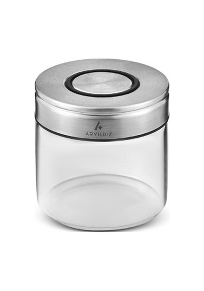Aryıldız Timeless Slim Büyük Kavanoz Ve Saklama Kabı Gri