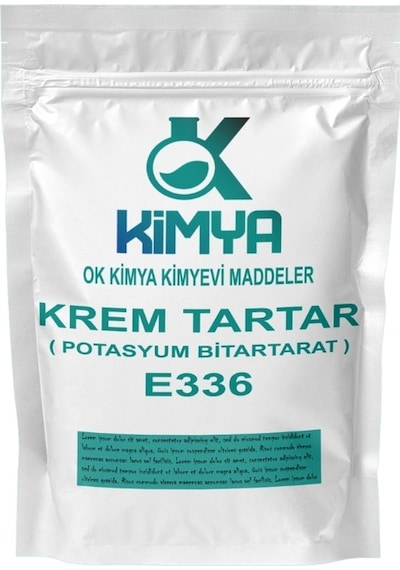 Ok Kimya Krem Tartar E336 Potasyum Bitartrat 2500 G