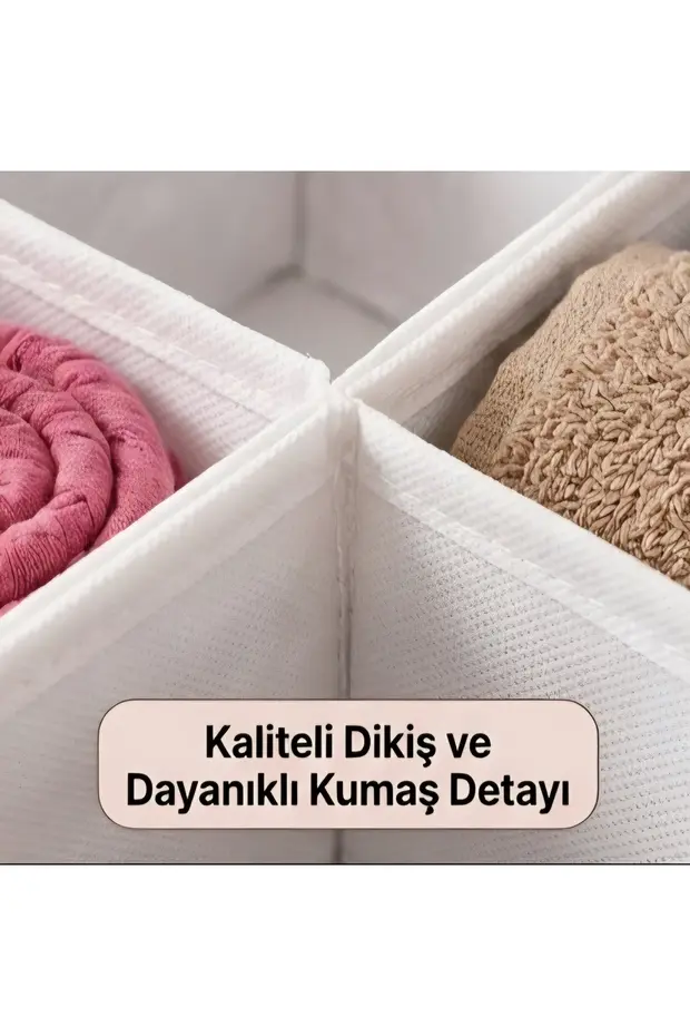 Ultra 31 Bölmeli Çekmece İçi Organizer Çok Amaçlı Petek Düzenleyici Ve Tekstil Saklama Kutusu Beyaz
