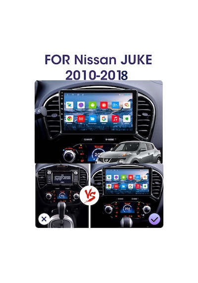 NİSSAN JUKE 2010-2018 ANDROİD MULTİMEDYA CARPLAY 9 İNC HD IPS EKRAN 4GB RAM /64GB KAMERA HEDİYELİ
