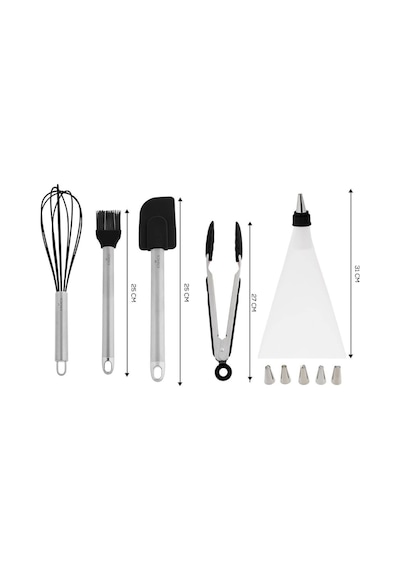 Karaca  Cake 10 Parça Pasta Servis Gereci Black