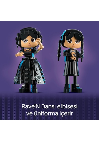 LEGO® Wednesday: Wednesday Addams Figürü 76780 – 10 Yaş ve Üzeri Çocuklar için Koleksiyonluk Oyuncak Yapım Seti (702 Parça)
