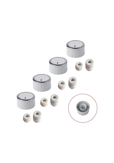 Arçelik Uyumlu Düğme 4 Lü Takımı Ankastre Set Üstü Ocak Düğmesi - 551841782