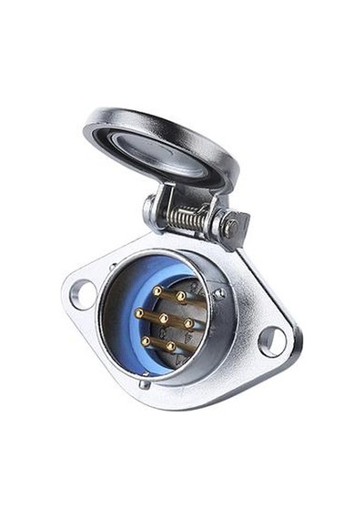 Ya-20-c07sx-03-201 7-pin Su Geçirmez Konnektör - Erkek