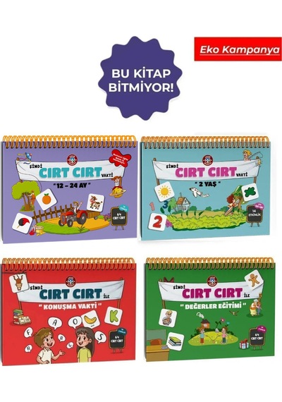 Şimdi Cırt Cırt Serisi 12-24 - Konuşma - Değerler - 2 Yaş Cırt Cırtlı
