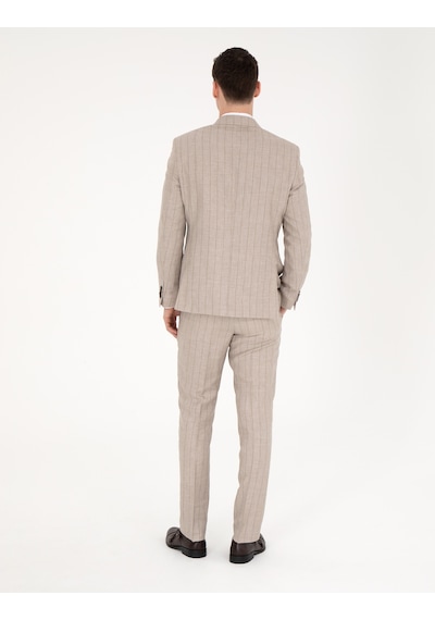 Pierre Cardin Erkek Bej Takım Elbise 50285350-vr011 Bej