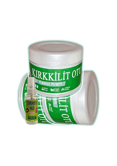 Kırkkilit Otu Rahatlatıcı Bakım Kremi 3x100 Ml+30 Ml Çörek Otu Yağ İle