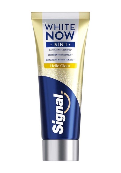 Signal White Now 3ın1 Hello Glow Diş Macunu 75 Ml - 5 Adet Tarı