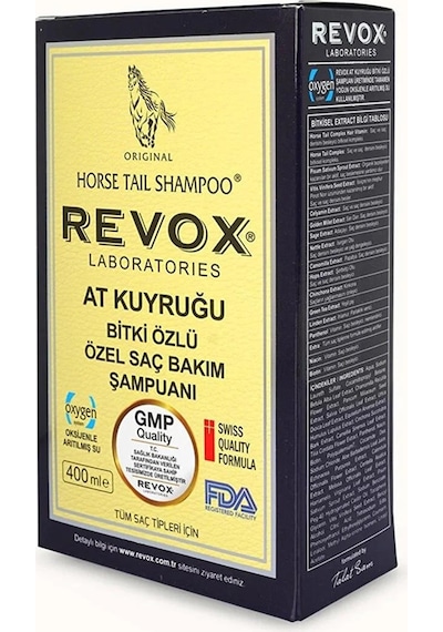 Revox At Kuyruğu Bitki Özlü Saç Bakım Şampuanı 4 x 400 ML