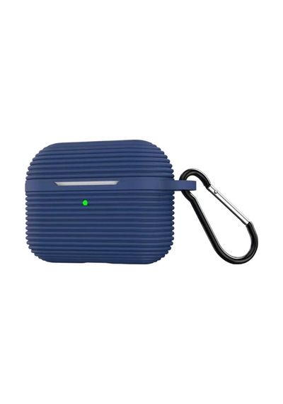 Apple Air Uyumlupods Pro 3 3.nesil Raven Silikon Kılıf - Lacivert
