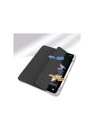 Apple Uyumlu iPad Air 11 2025 M3 Kılıf Magnetik Ayrılabilen Airbagli Sliding Tablet Kılıfı Kapaklı Kılıf