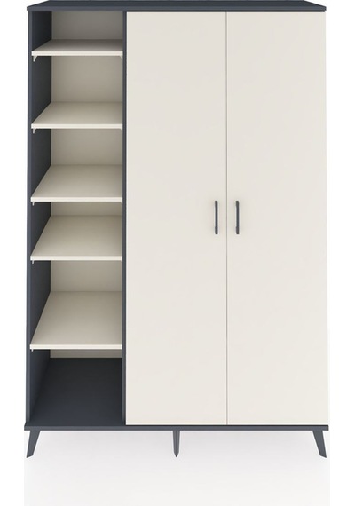 Hyperion Dolap 7 Raflı 2 Kapaklı Tek Askılı 132x44x195 Antrasit-aytaşı/aytaşı Aytası/aytası - Antrasıt Hyperion Dolap 7 Raflı 2 Kapaklı Tek Askılı 132x44x195 Antrasit-aytaşı/aytaşı Aytası/aytası - Antrasıt