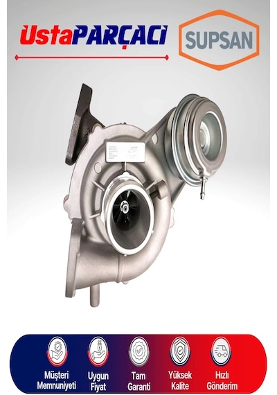 Ustaparçacı Fiat Doblo 1.6d Multijet 2010-2019 Turbo 55230176-55246404-55220699