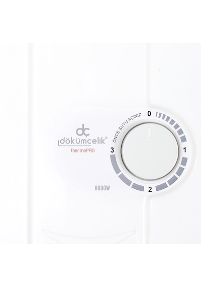 Dökümçelik Thermopro 8000W Elektrikli Şofben Dökümçelik Thermopro 8000W Elektrikli Şofben