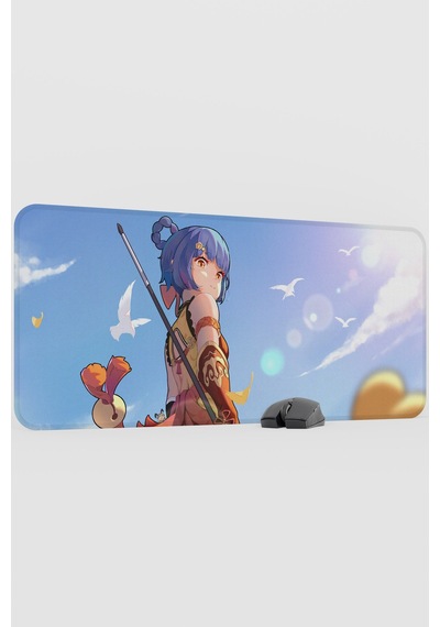 Xiangling Genshin Impact Anime Oyuncu V2 - 90x40 Xxl Gaming Mouse Pad Fare Altlığı