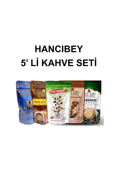 Hancıbey Türk Kahve Seti 5 x 150 G