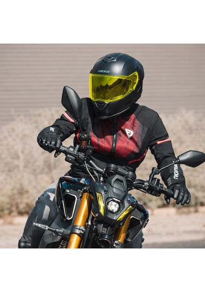 Nexx Y.100r Fullblack Mat Siyah Kask Sarı + Şeffaf Vizör Mat Siyah