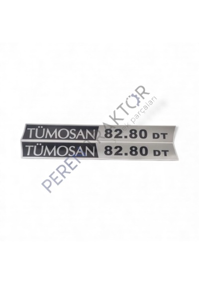 Tümosan 82.80 Dt Kaporta Yazı Etiketi Sağ - Sol Yapışkanlı