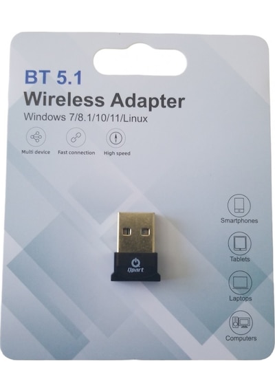 Qpart Bluetooth V5.1 Adaptör