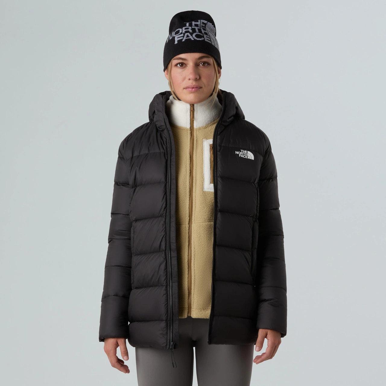 The North Face W Hyalite Down Parka Kadın Mont-30597 Siyah
