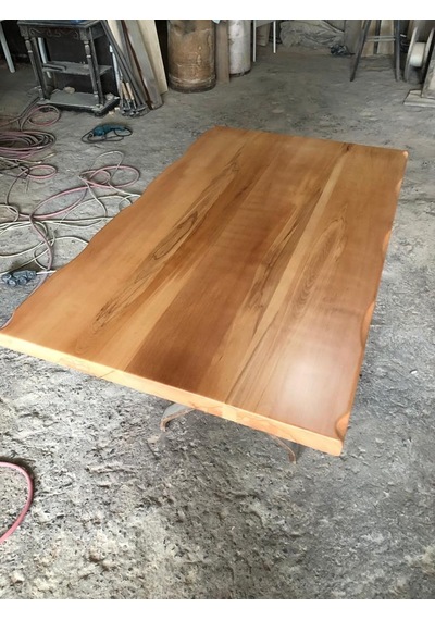 Bintaşmobilya Naturel Kayın Ağacı Kütük Masa Üstü 140X80.Cm