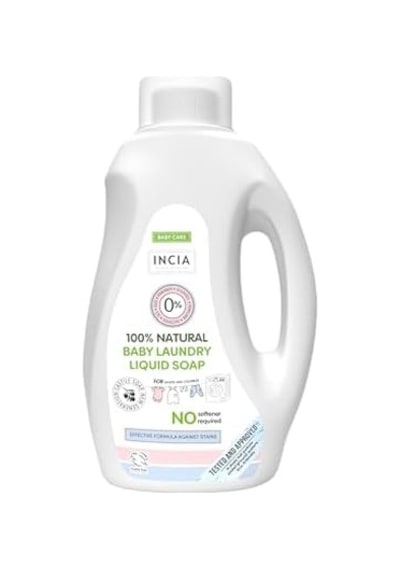 %100 Doğal Bebek Çamaşır Sabunu Bitkisel Deterjan Kendinden Yumuşatıcılı Lavanta 750 Ml 1000'li Set