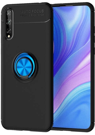 Huawei P Smart S (Y8P) Kılıf Yüzüklü Magnetli Ravel Case