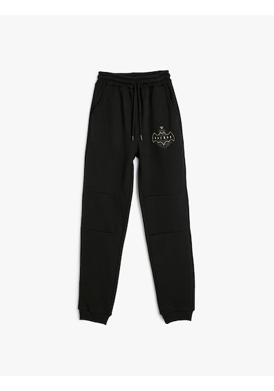 Koton Batman Jogger Eşofman Altı Lisanslı Beli Bağlamalı Siyah 5wkb40148tk Siyah Koton Batman Jogger Eşofman Altı Lisanslı Beli Bağlamalı Siyah 5wkb40148tk Siyah