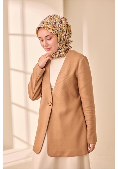 Silk Home Twill İpek Eşarp 11477-09 Ekru, Mürdüm, Gold, Haki, Yeşil