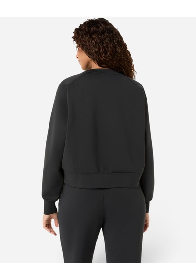 Asics Nagıno Refıned Texture Sweat Top Kadın Siyah Sweatshirt 2032d370-001