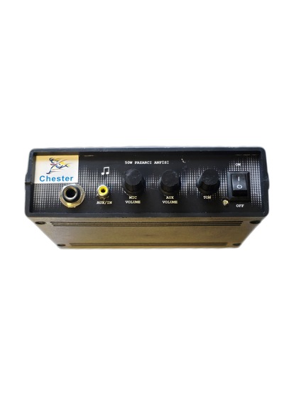 50w Pazarcı Anfisi - 12v Dc Seyyar Satıcı Ve Araç Üstü Anons Anfisi - Pazarcı Anfisi