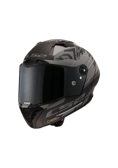 Ls2 Thunder Karbon Gp Aero Polar Kapalı Kask Siyah