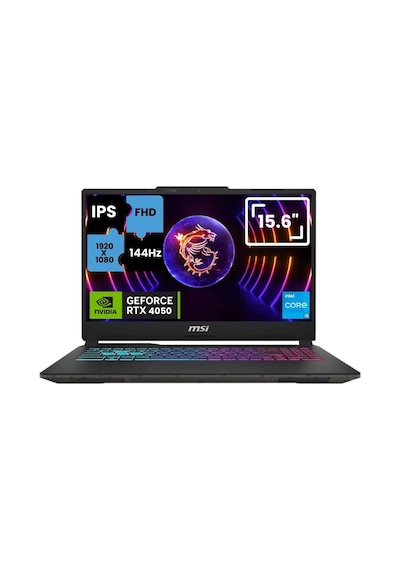 MSI Cyborg 15 A13VE-1252XTRA23 i5-13420H 32 GB 2 TB SSD RTX4050 15.6" W11H Dizüstü Bilgisayar