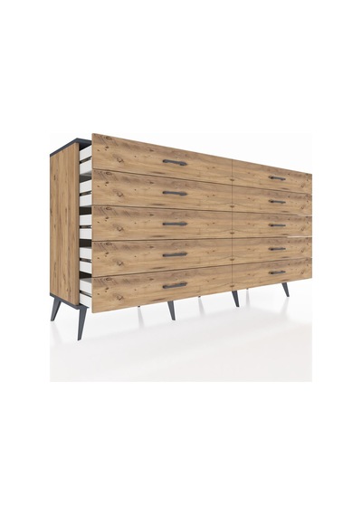 Hyperion Konsol 10 Çekmeceli 176x44x99 Çam-antrasit/çam Atlas Çam/antrasıt - Atlas Çam Hyperion Konsol 10 Çekmeceli 176x44x99 Çam-antrasit/çam Atlas Çam/antrasıt - Atlas Çam