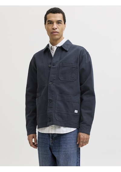 Jack & Jones Erkek Cep Detayli Gömlek Ceket - Derry - 12293303 Sky Captain