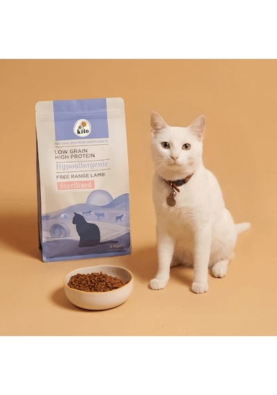 Kito Doğal Besi Kuzu Etli Kısırlaştırılmış Kedi Maması 2 KG
