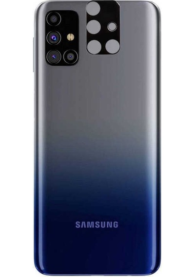 Kilifone - Samsung Galaxy M31s Uyumlu - Kamera Lens Koruyucu 3d Kamera Camı - Şeffaf