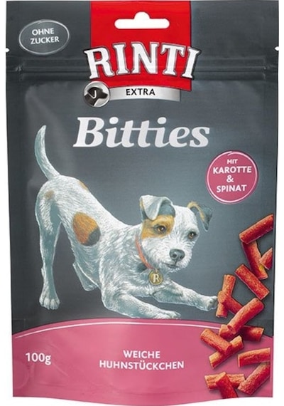 Rinti Extra Bitties Havuçlu ve Ispanaklı Köpek Ödülü 100 G