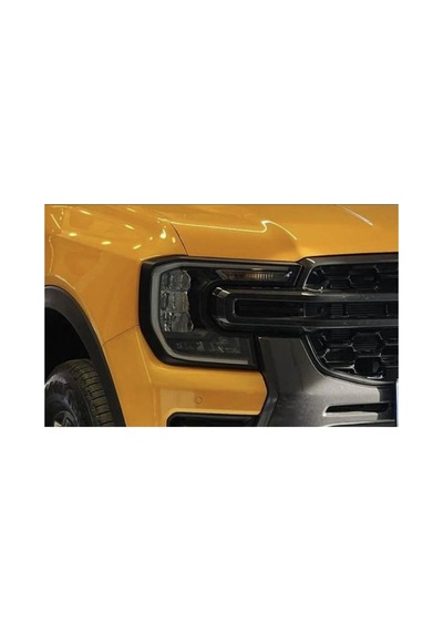 Ford Ranger T9 Ön Far Çerçevesi Seti Far Çerçeve Kaplama / Trim Siyah