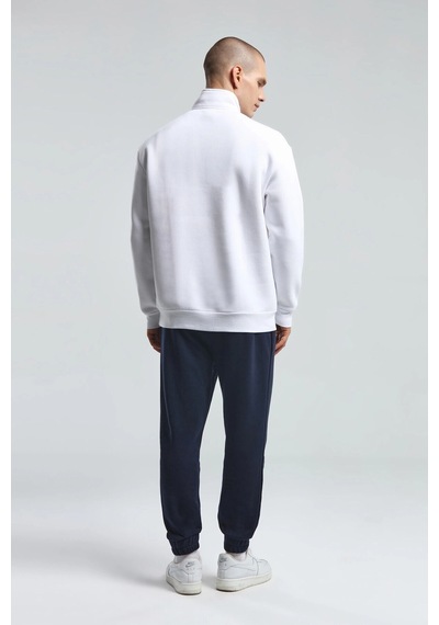 Benmanaj Erkek Antrasit Sweatshirt - Beyaz Beyaz