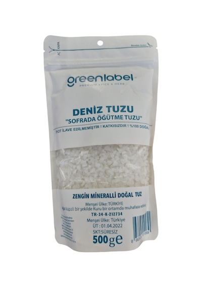Greenlabel İri Taneli Deniz Tuzu 500 G