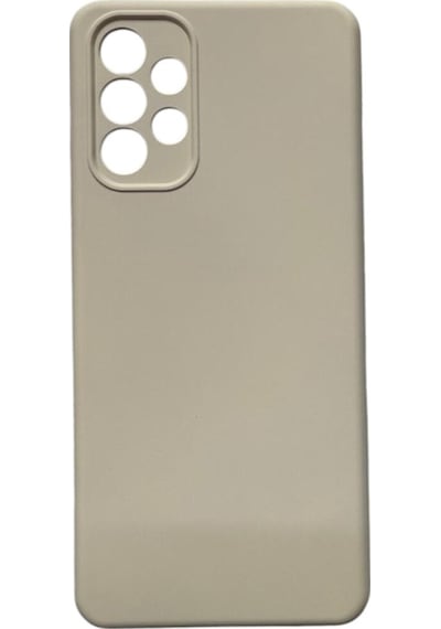 Samsung A32 Uyumlu Silikon Lansman Kılıf Krem