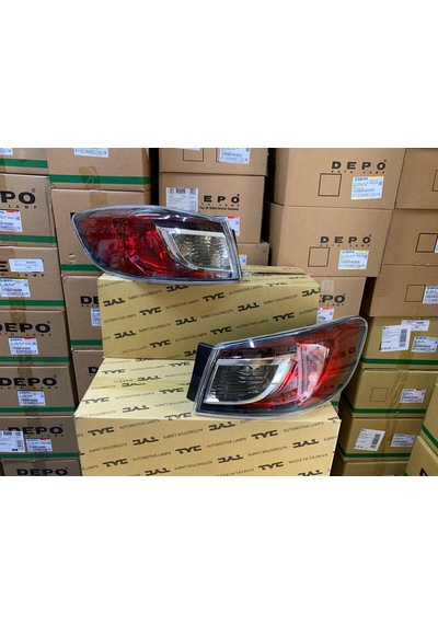 Mazda 3 Bl Sedan 2009-2013 Arası Tyc Sağ Ve Sol Dış Stop Lambası Duysuz Bbp2-51-160e / Bbp2-51-150e