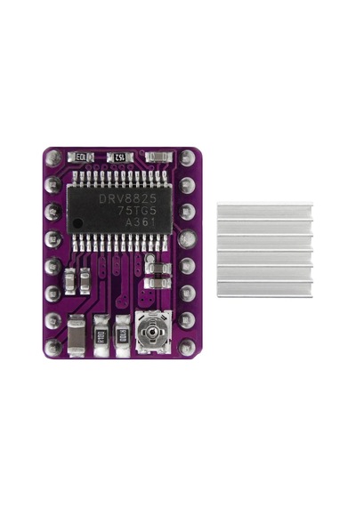 Drv8825 Step Motor Sürücü Modül Soğutucu 32 Adım 1.5a 3d Yazıcı Robot Cnc Reprap Mks Gen Ramps