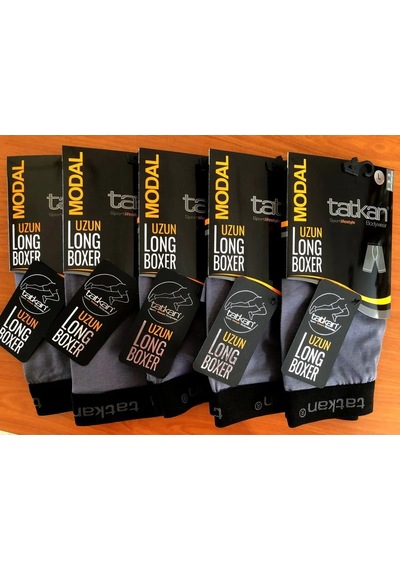 Tatkan Erkek Modal Kumaş- Uzun Long Boxershort 5'li Paket 001