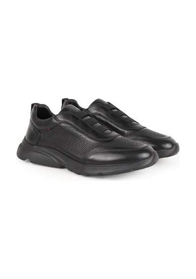 Libero Erkek Sneaker Ayakkabı Hakiki Deri Antik Slip-on Bağcıksız Delikli Hafif Kalın Eva Taban L6002 Siyah Libero Erkek Sneaker Ayakkabı Hakiki Deri Antik Slip-on Bağcıksız Delikli Hafif Kalın Eva Taban L6002 Siyah