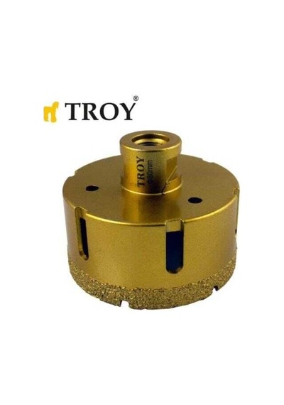 Troy 27450-80 Avuç Taşlamalar İçin Seramik Kuru Elmas Delici, 80mm