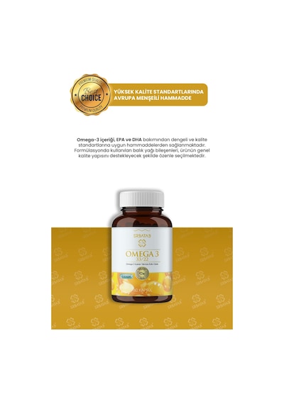 Erbatab Omega 3 Balık Yağı 60 Kapsül