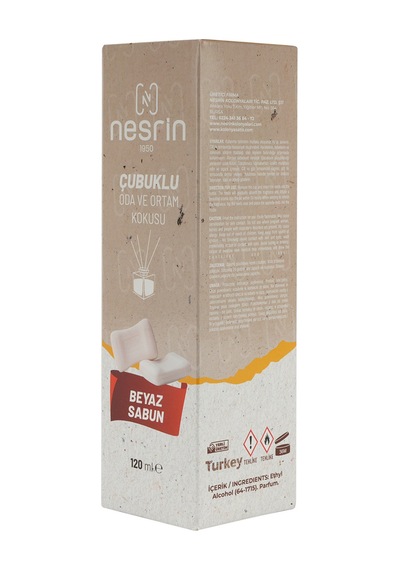 Nesrin 120 Ml Cam Kutulu Bambu Koku Beyaz Sabun - 8690352728213hsa Diğer