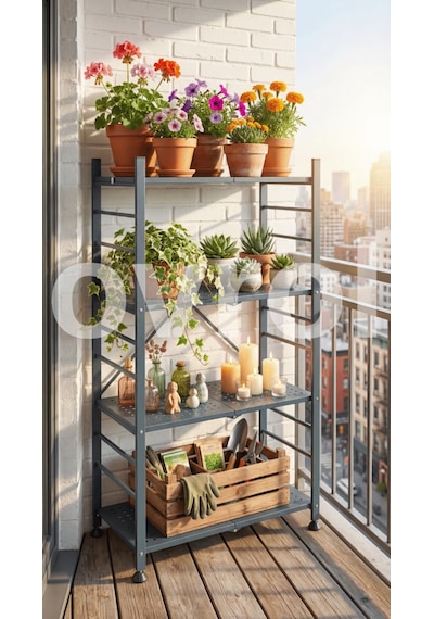 Ovrol 4 Katlı Katlanabilir Metal Raf Mutfak Banyo Balkon Düzenleyici Çok Amaçlı Raf Antrasit Ovrol 4 Katlı Katlanabilir Metal Raf Mutfak Banyo Balkon Düzenleyici Çok Amaçlı Raf Antrasit
